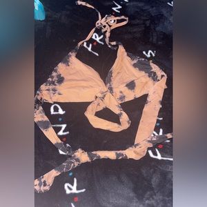 Dippin Daisy’s Midnight Tie Dye Crest Bikini Top